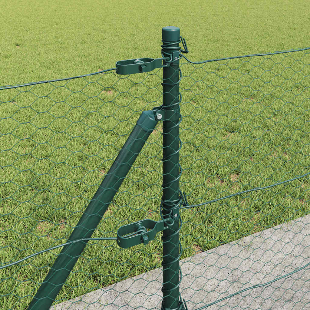 Geschweißter Drahtzaun mit Betonfundament 100 x 0,6 m (B x H)