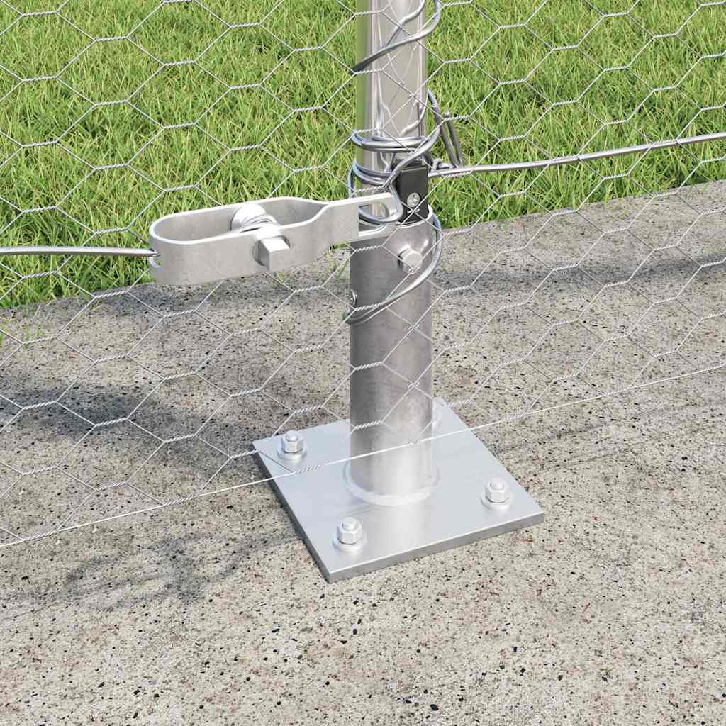 Geschweißter Drahtzaun mit Betonfundament 10 x 1,4 m (B x H)