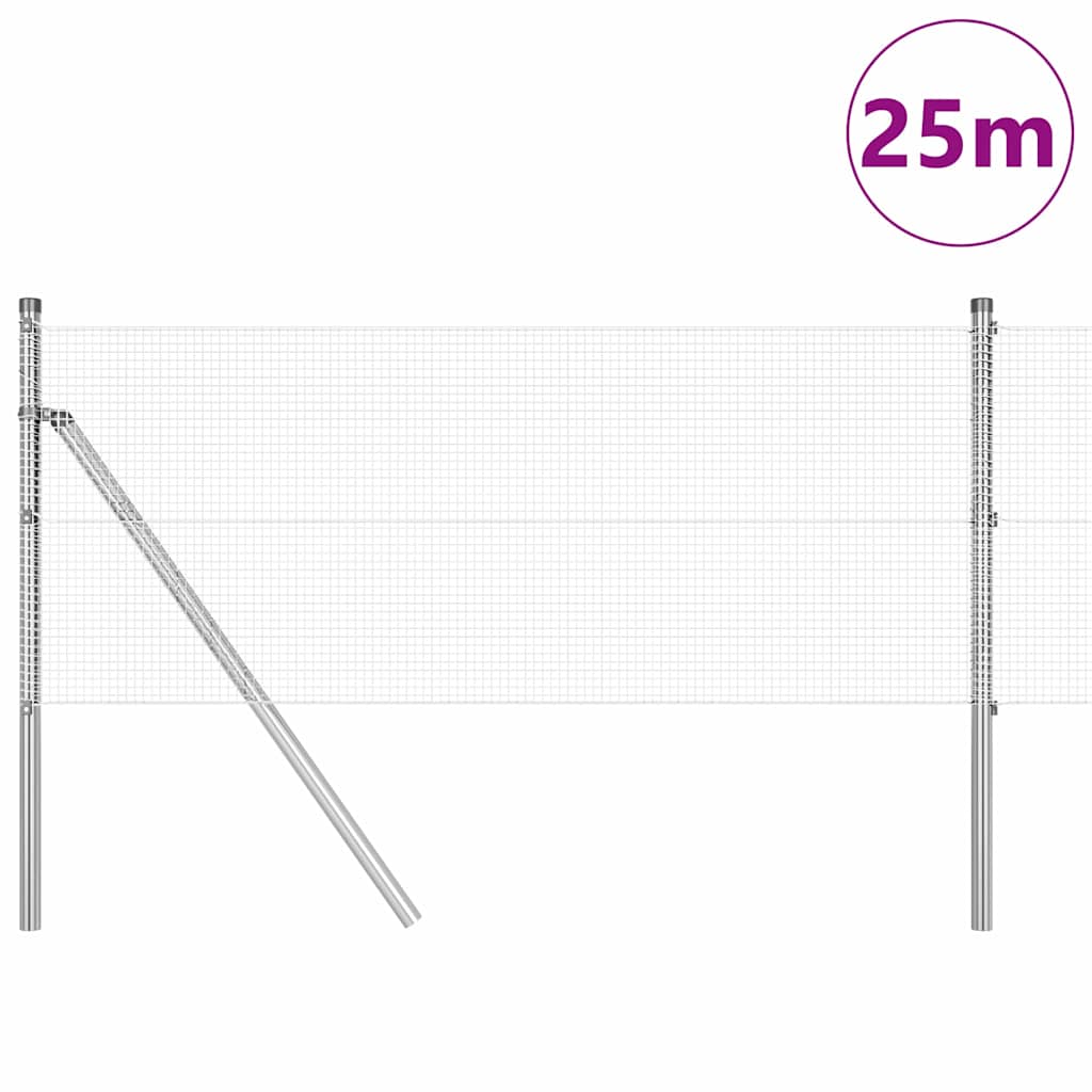 Ground Fix Geschweißter Drahtzaun 25 x 0,4 m (B x H)