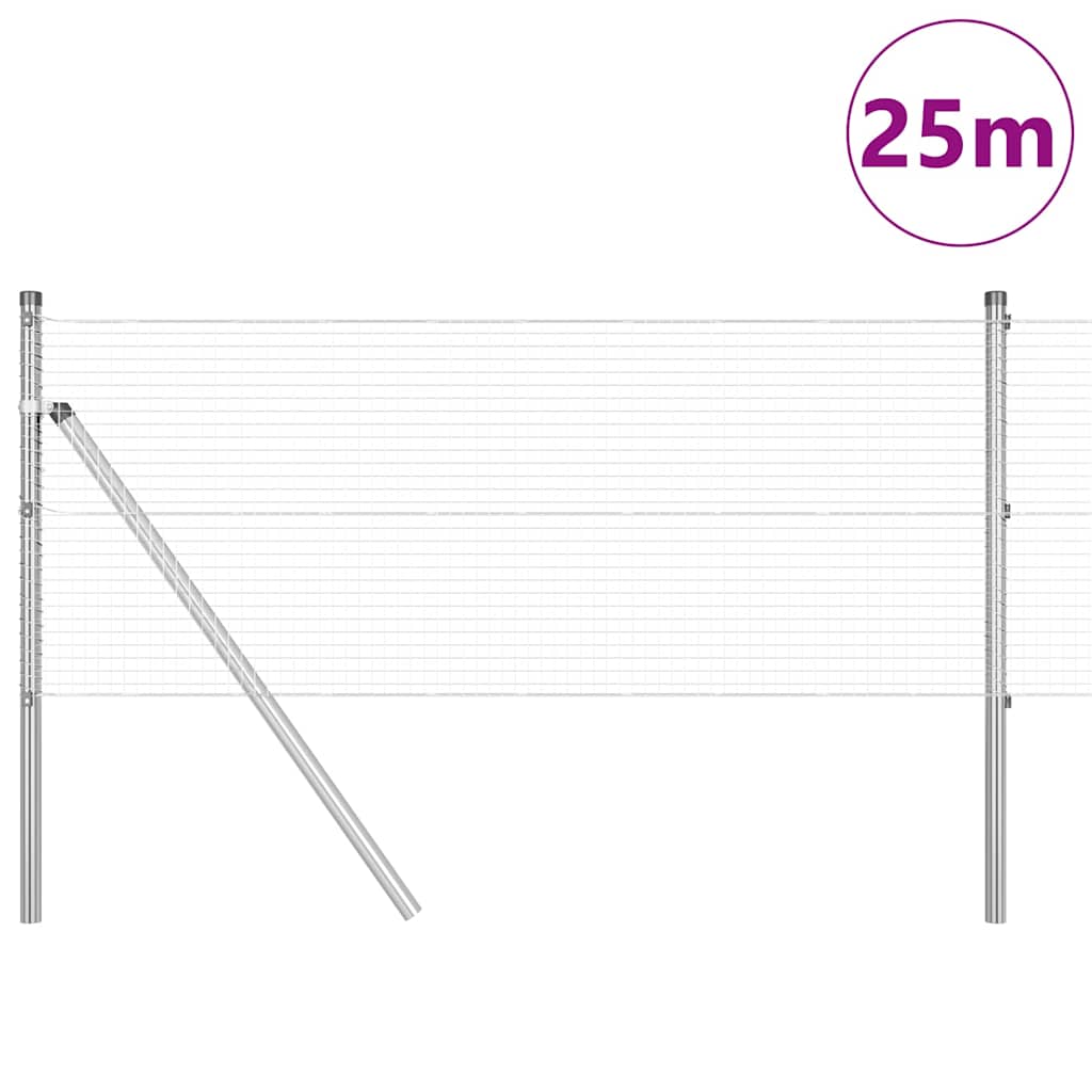 Ground Fix Geschweißter Drahtzaun 25 x 0,6 m (B x H)