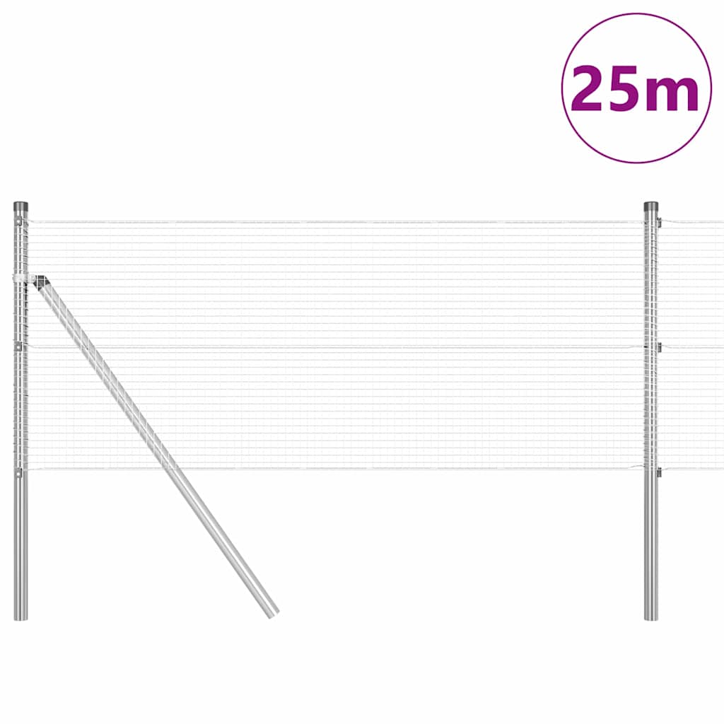 Ground Fix Geschweißter Drahtzaun 25 x 0,8 m (B x H)