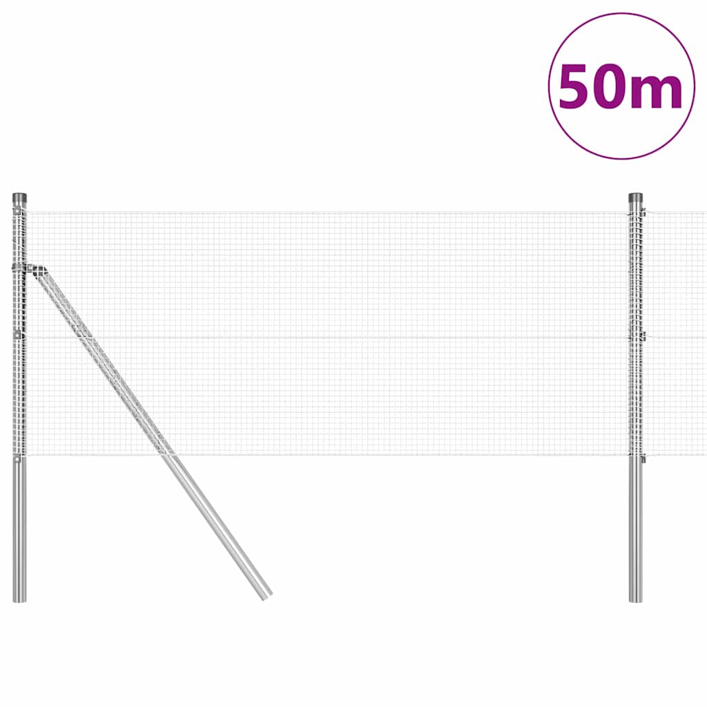 Ground Fix Geschweißter Drahtzaun 50 x 0,8 m (B x H)