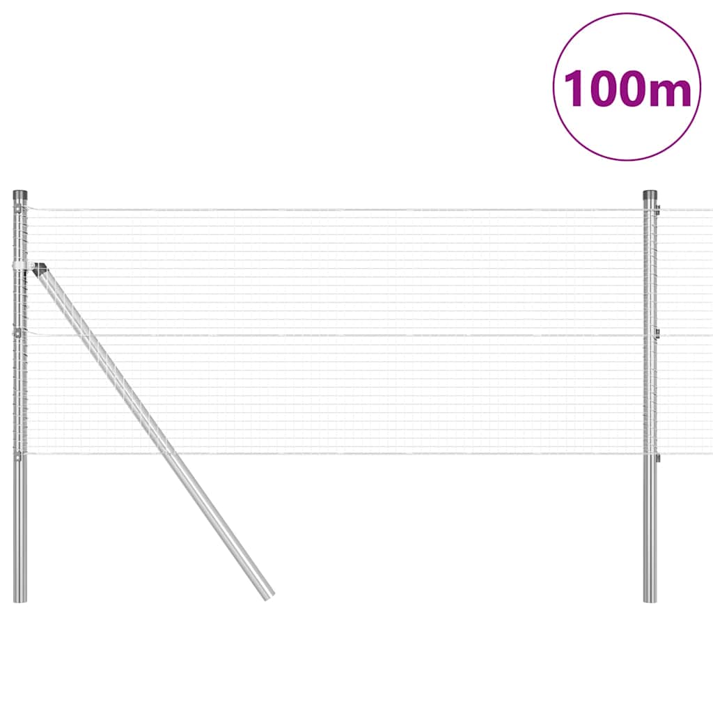 Ground Fix Geschweißter Drahtzaun 100 x 0,5 m (B x H)