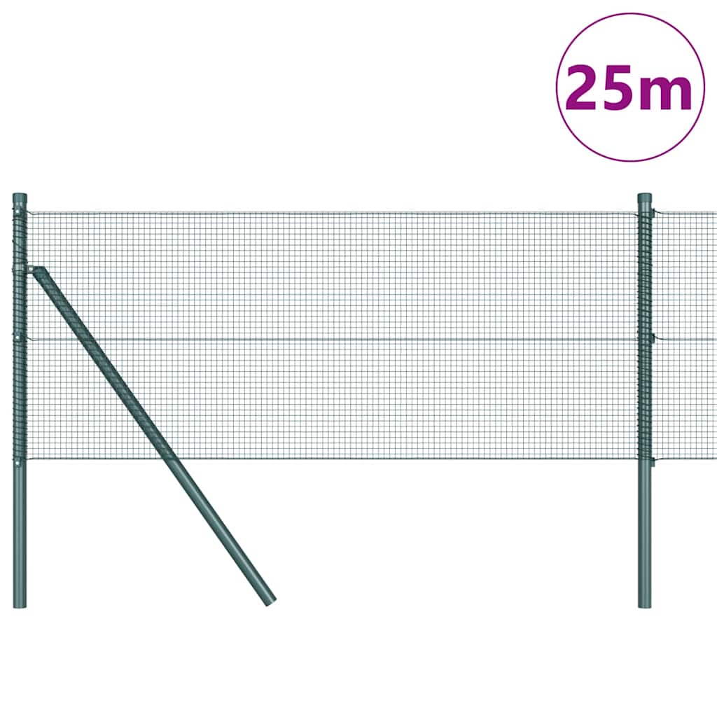Ground Fix Geschweißter Drahtzaun 25 x 0,4 m (B x H)