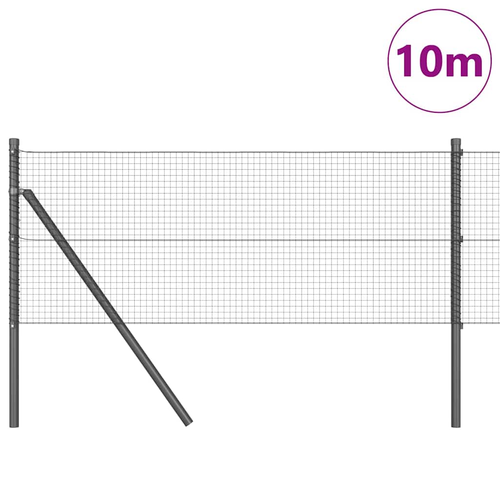 Ground Fix Geschweißter Drahtzaun 10 x 0,5 m (B x H)