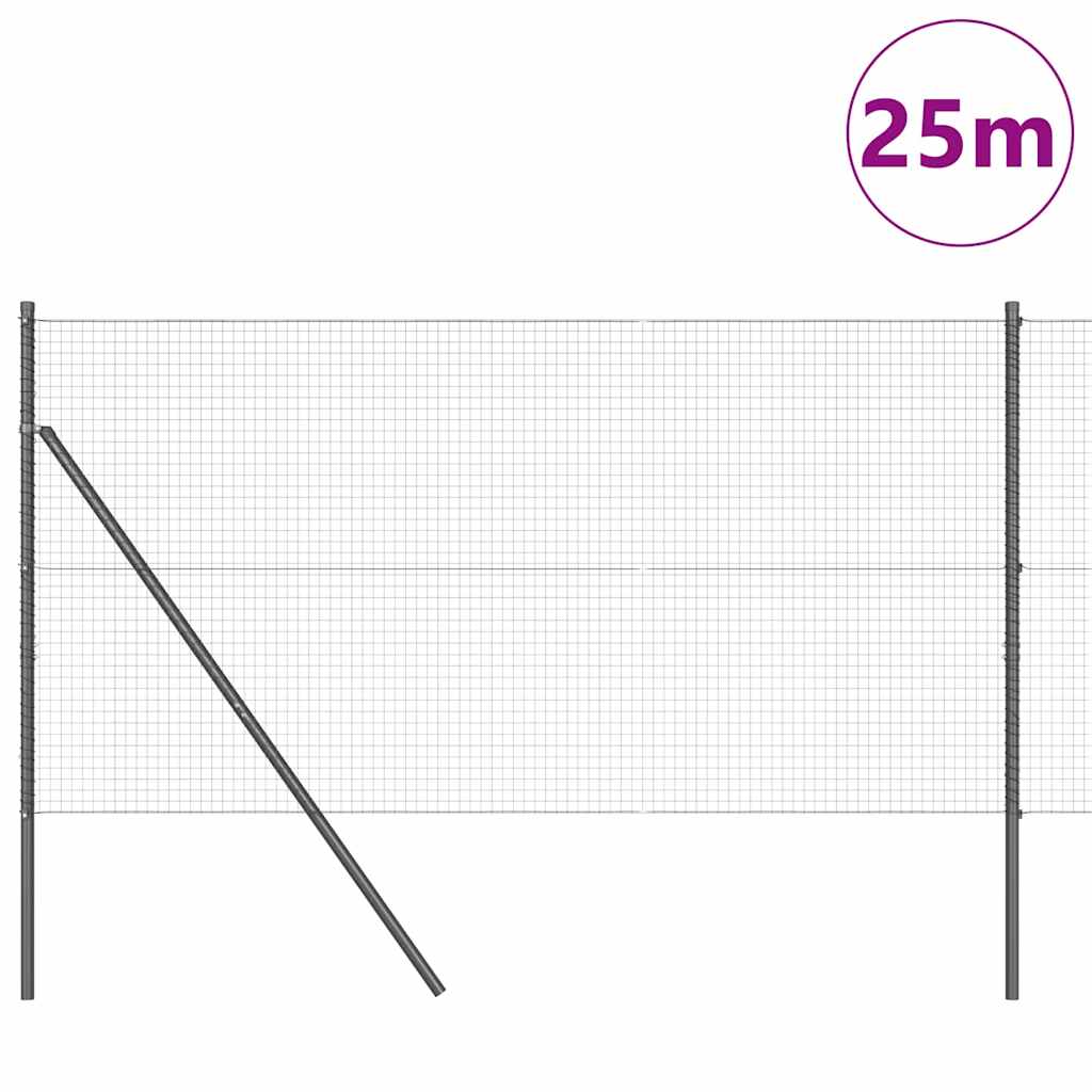 Ground Fix Geschweißter Drahtzaun 25 x 1,4 m (B x H)