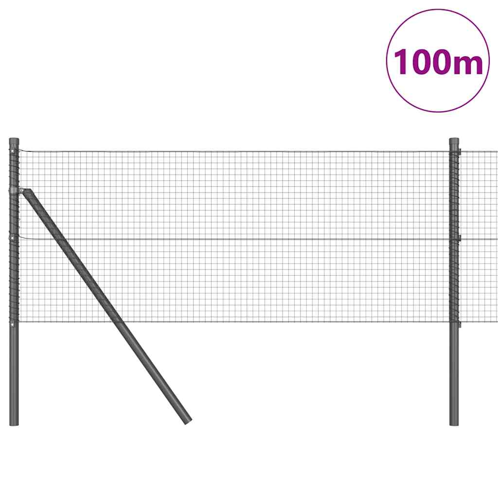 Ground Fix Geschweißter Drahtzaun 100 x 0,6 m (B x H)
