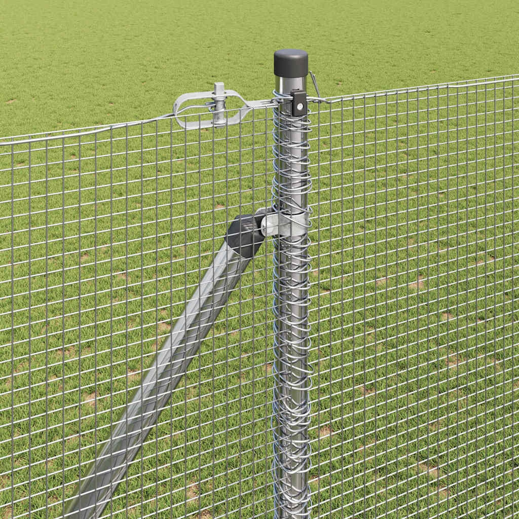 Schweißdrahtzaun mit Spikes 10 x 1,6 m (B x H)