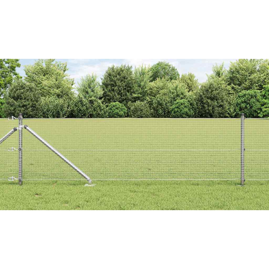 Schweißdrahtzaun mit Spikes 25 x 0,5 m (B x H)