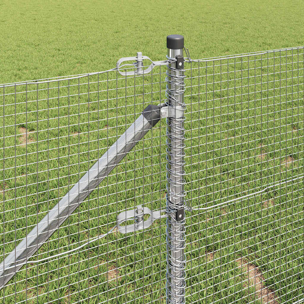 Schweißdrahtzaun mit Spikes 25 x 0,5 m (B x H)