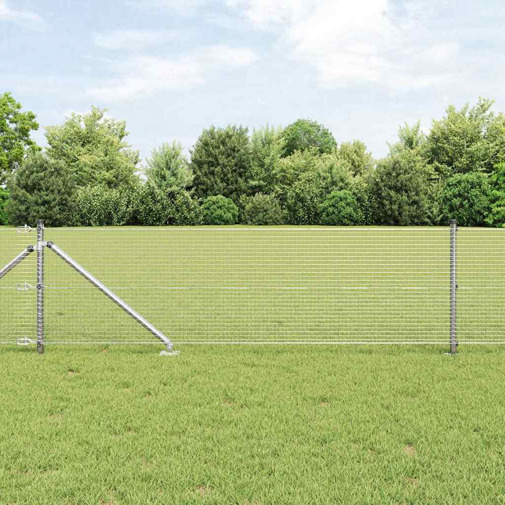 Schweißdrahtzaun mit Spikes 25 x 0,8 m (B x H)