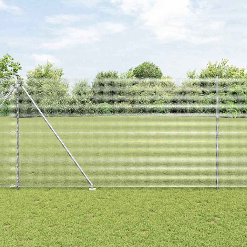 Schweißdrahtzaun mit Spikes 25 x 1,5 m (B x H)