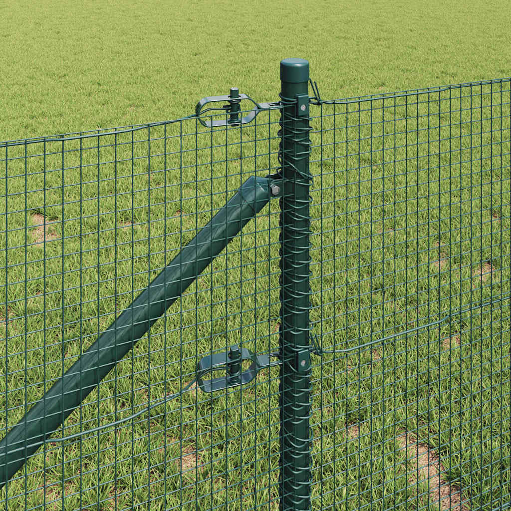 Geschweißter Drahtzaun mit Stacheln 25 x 0,5 m Grün Netz