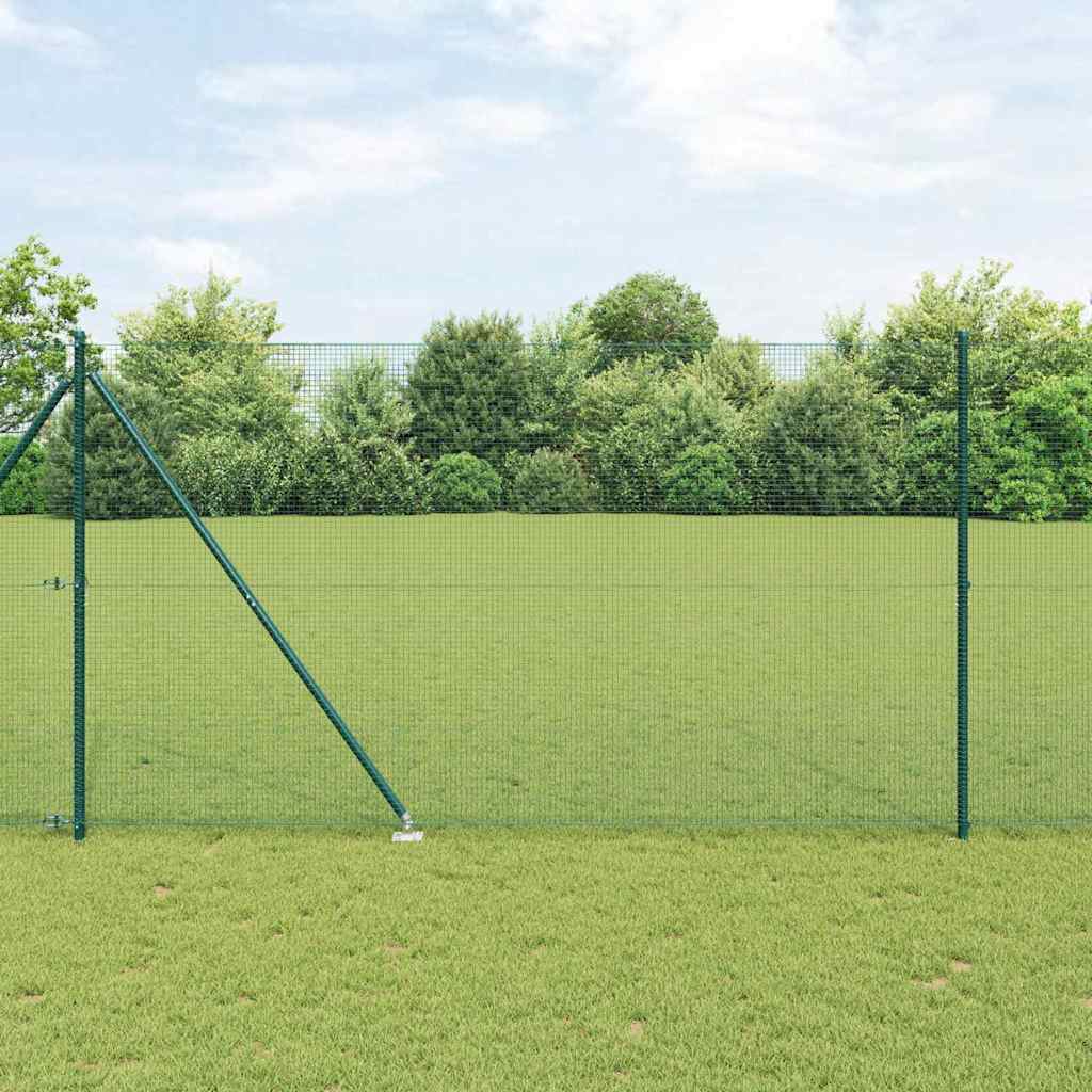 Schweißdrahtzaun mit Spikes 25 x 1,6 m (B x H)