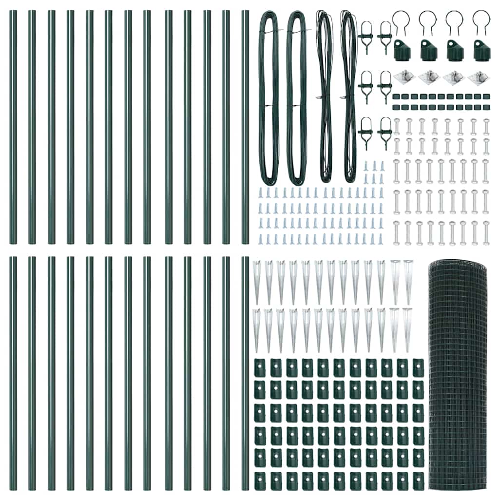 Schweißdrahtzaun mit Spikes 50 x 1 m (B x H)
