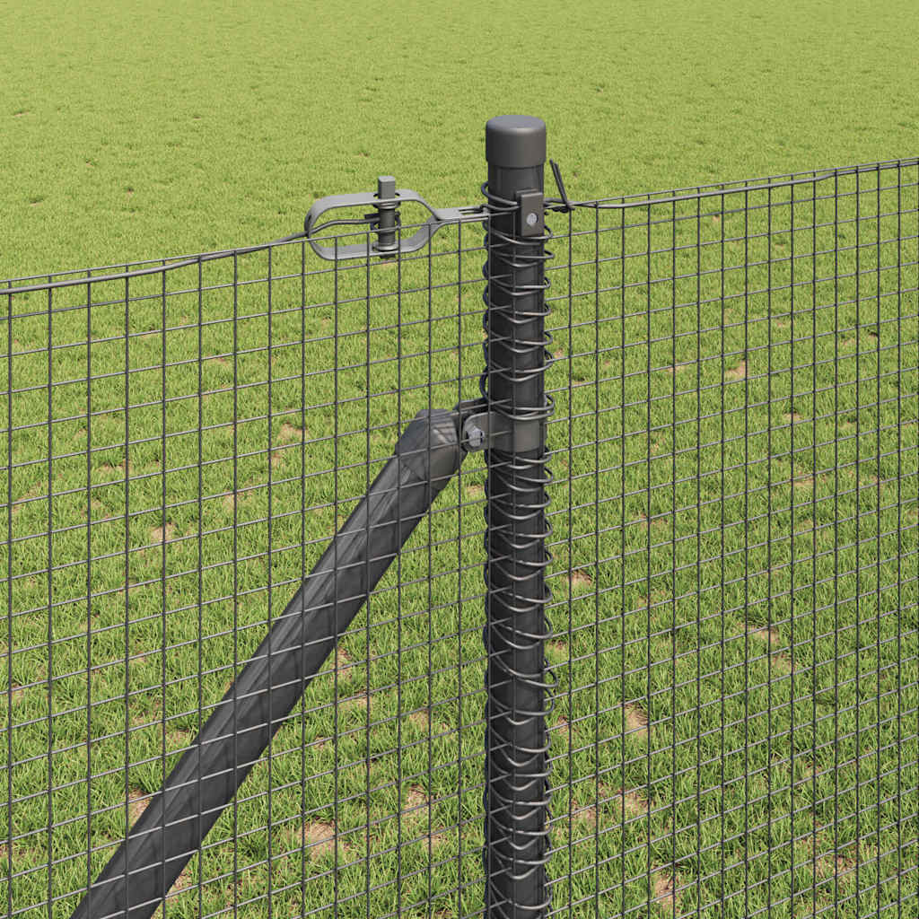 Schweißdrahtzaun mit Spikes 10 x 1,4 m (B x H)