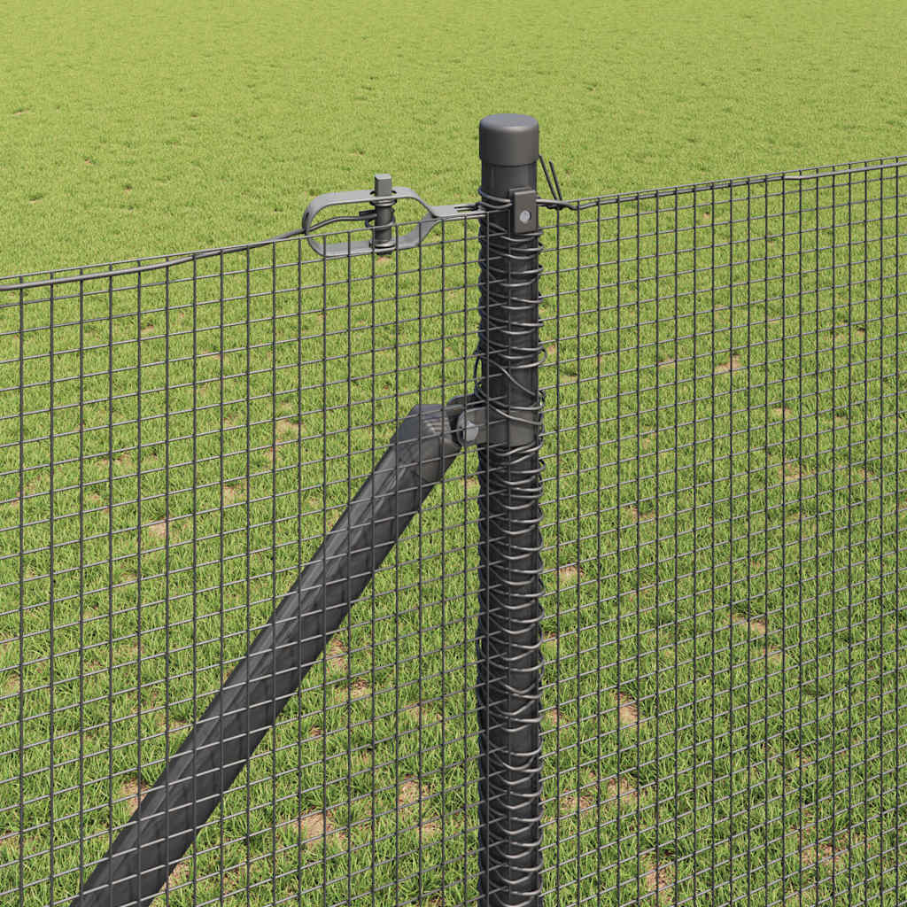 Schweißdrahtzaun mit Spikes 25 x 1,4 m (B x H)