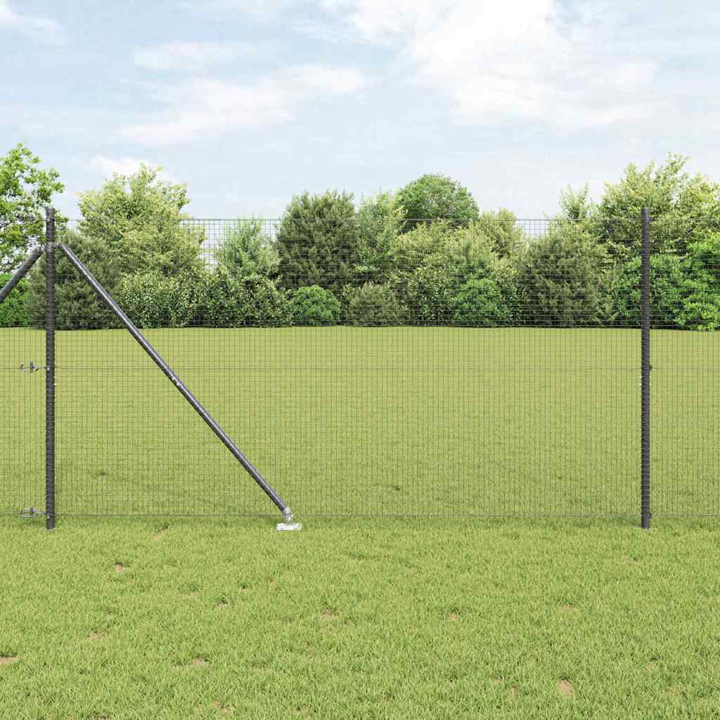 Schweißdrahtzaun mit Spikes 25 x 1,4 m (B x H)