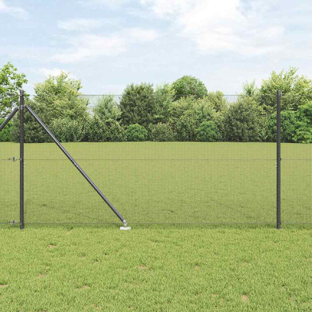 Schweißdrahtzaun mit Spikes 50 x 1,2 m (B x H)