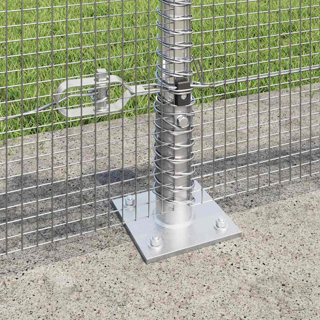 Geschweißter Drahtzaun mit Betonfundament 10 x 0,6 m (B x H)