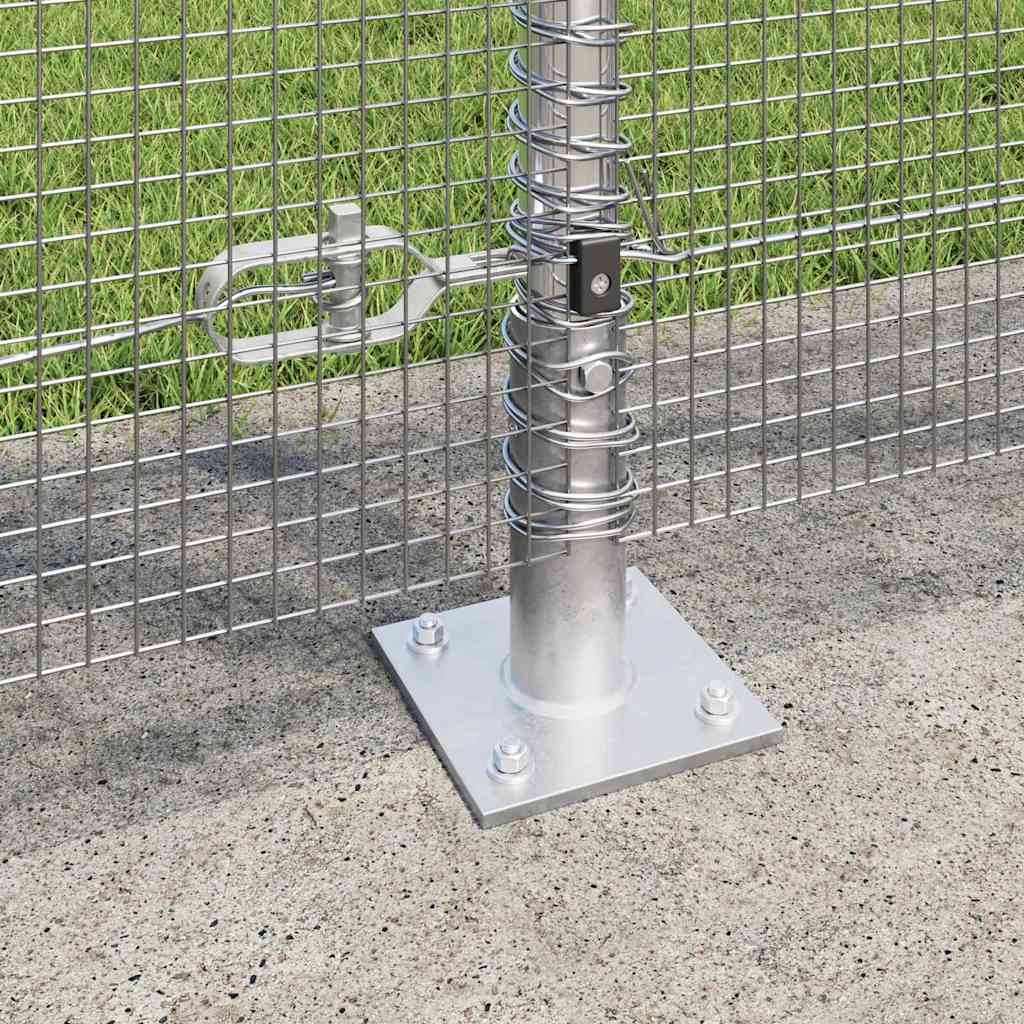 Geschweißter Drahtzaun mit Betonfundament 10 x 1,2 m (B x H)