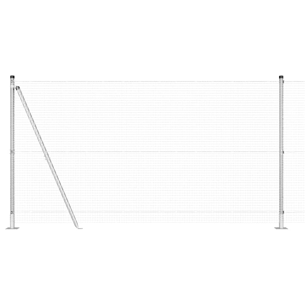 Geschweißter Drahtzaun mit Betonfundament 10 x 1,2 m (B x H)