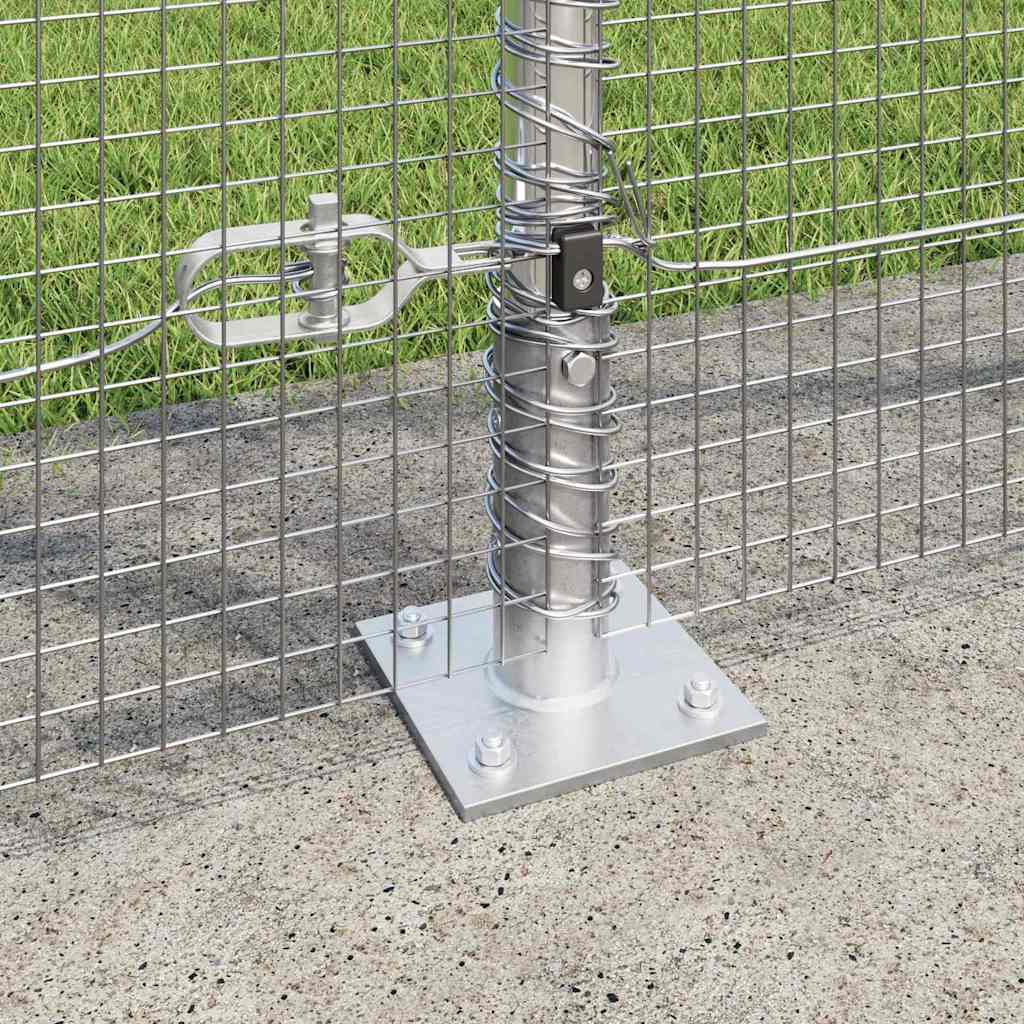 Geschweißter Drahtzaun mit Betonfundament 25 x 1,6 m (B x H)