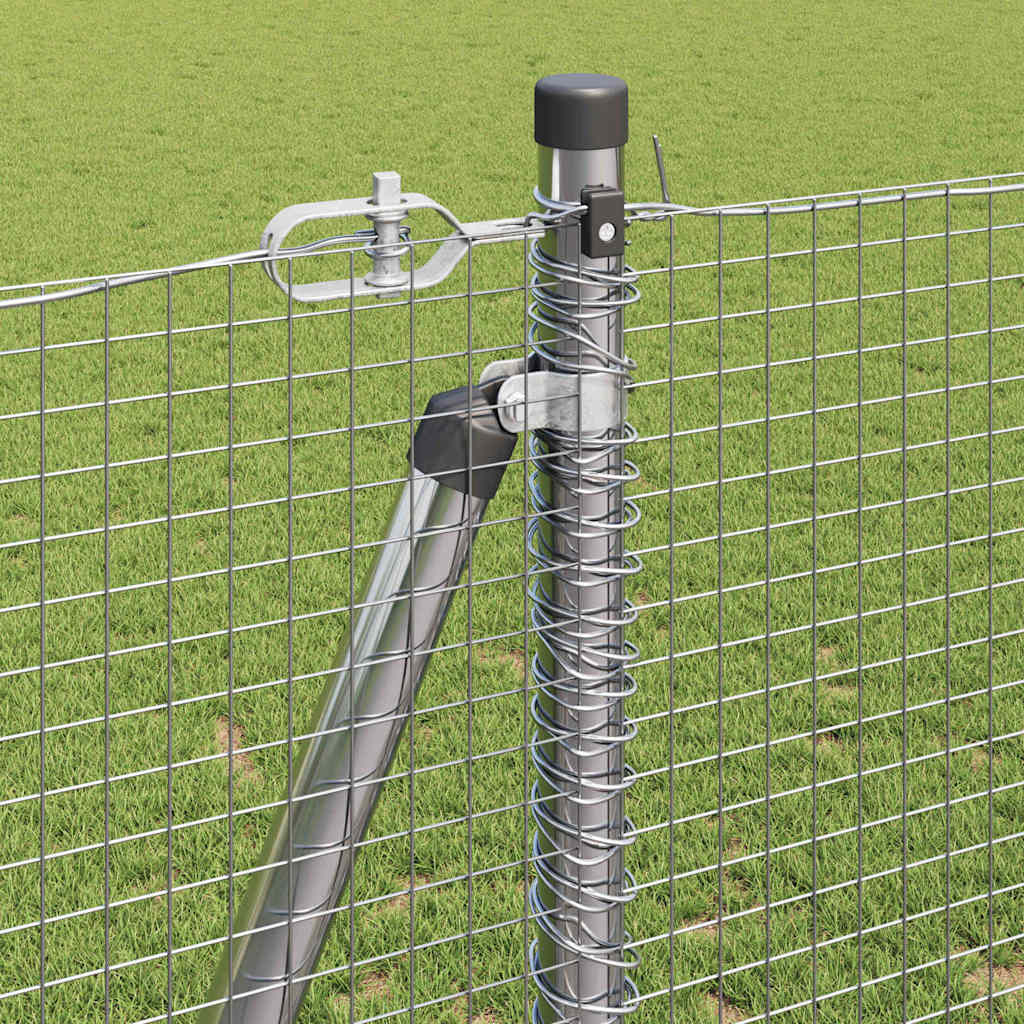 Geschweißter Drahtzaun mit Betonfundament 50 x 1,2 m (B x H)