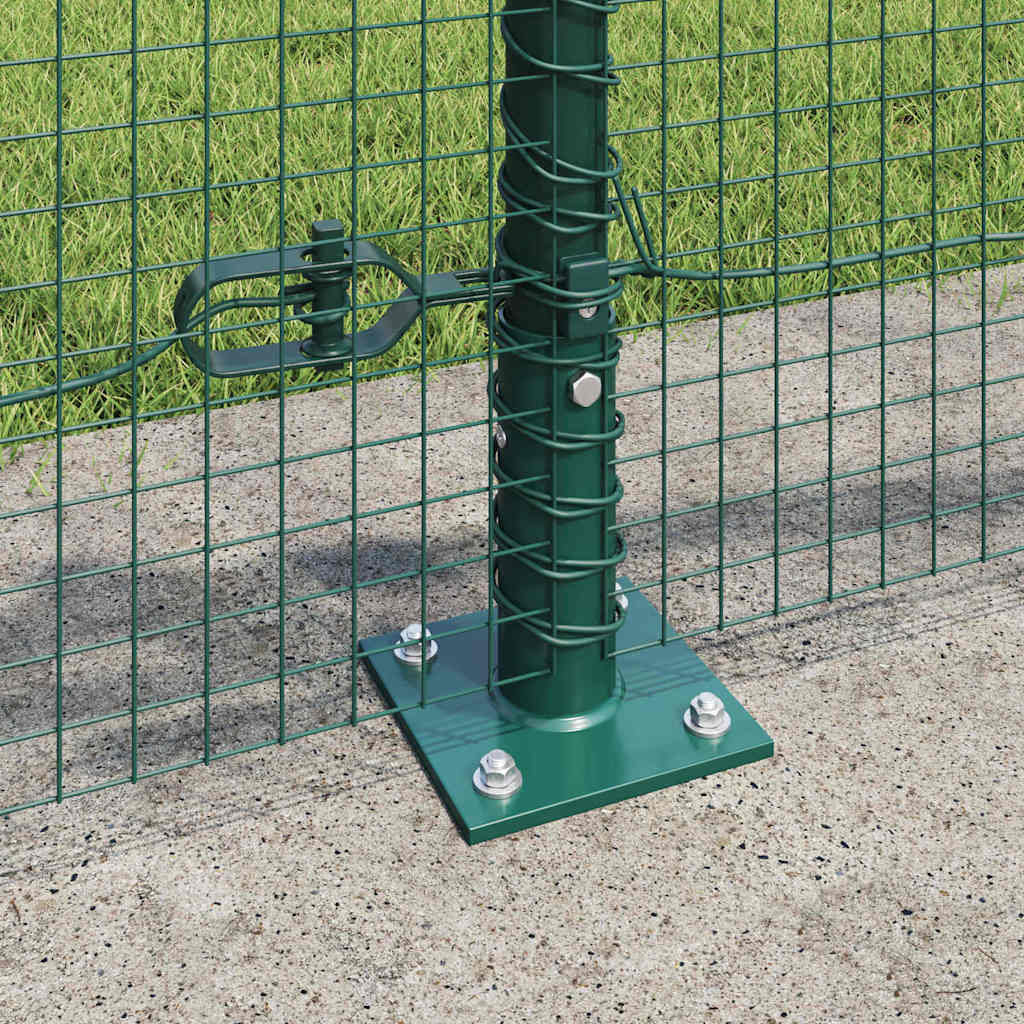 Geschweißter Drahtzaun mit Betonfundament 10 x 0,5 m (B x H)