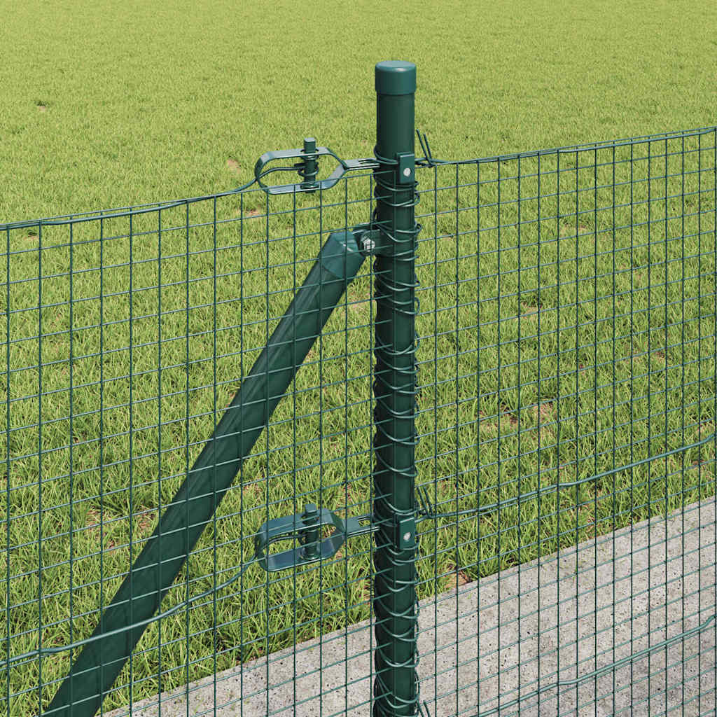 Geschweißter Drahtzaun mit Betonfundament 10 x 0,6 m (B x H)