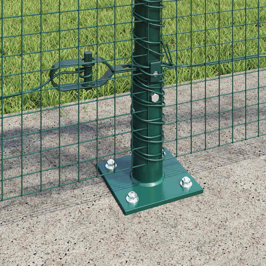 Geschweißter Drahtzaun mit Betonfundament 10 x 0,8 m (B x H)