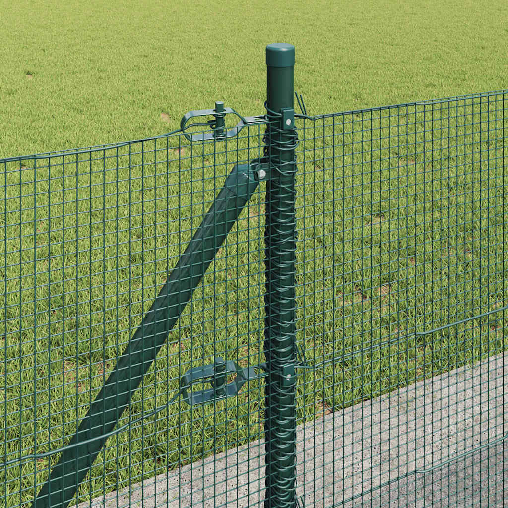 Geschweißter Drahtzaun mit Betonfundament 25 x 0,4 m (B x H)