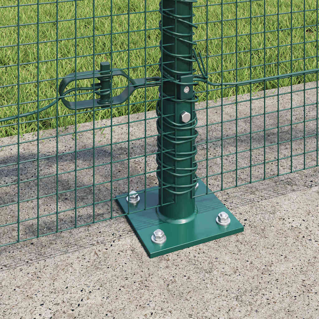 Geschweißter Drahtzaun mit Betonfundament 50 x 1 m (B x H)