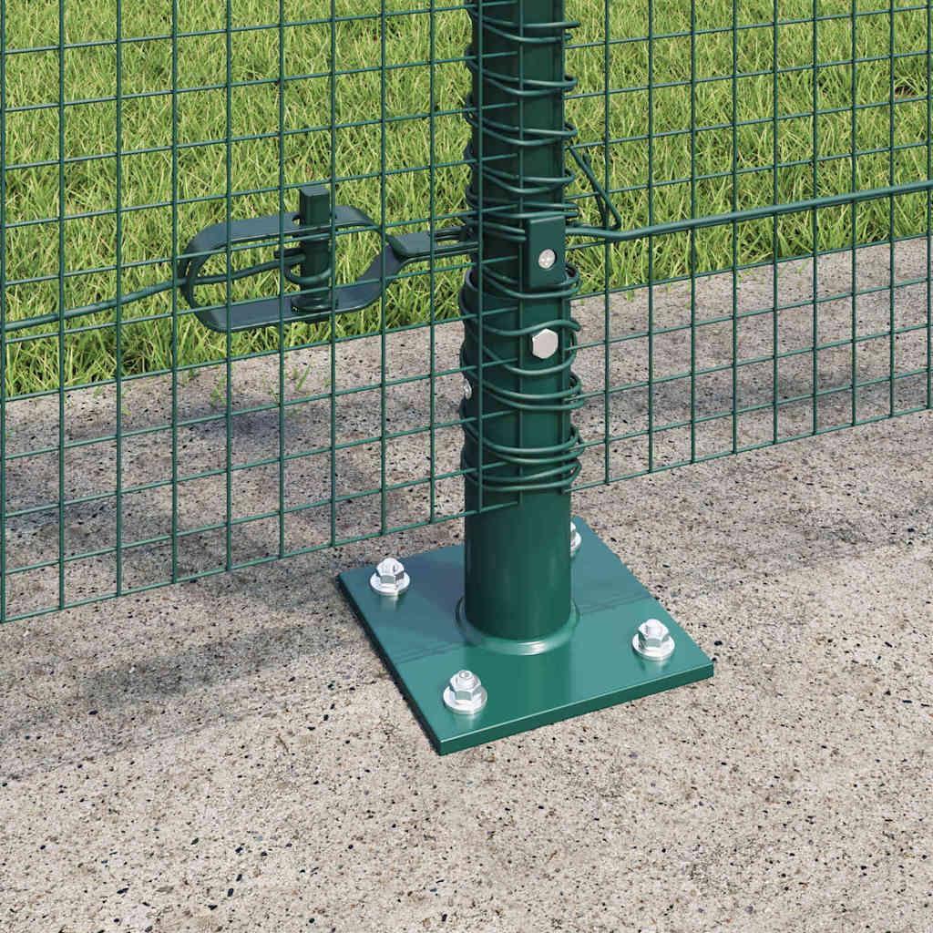 Geschweißter Drahtzaun mit Betonfundament 50 x 1,2 m (B x H)