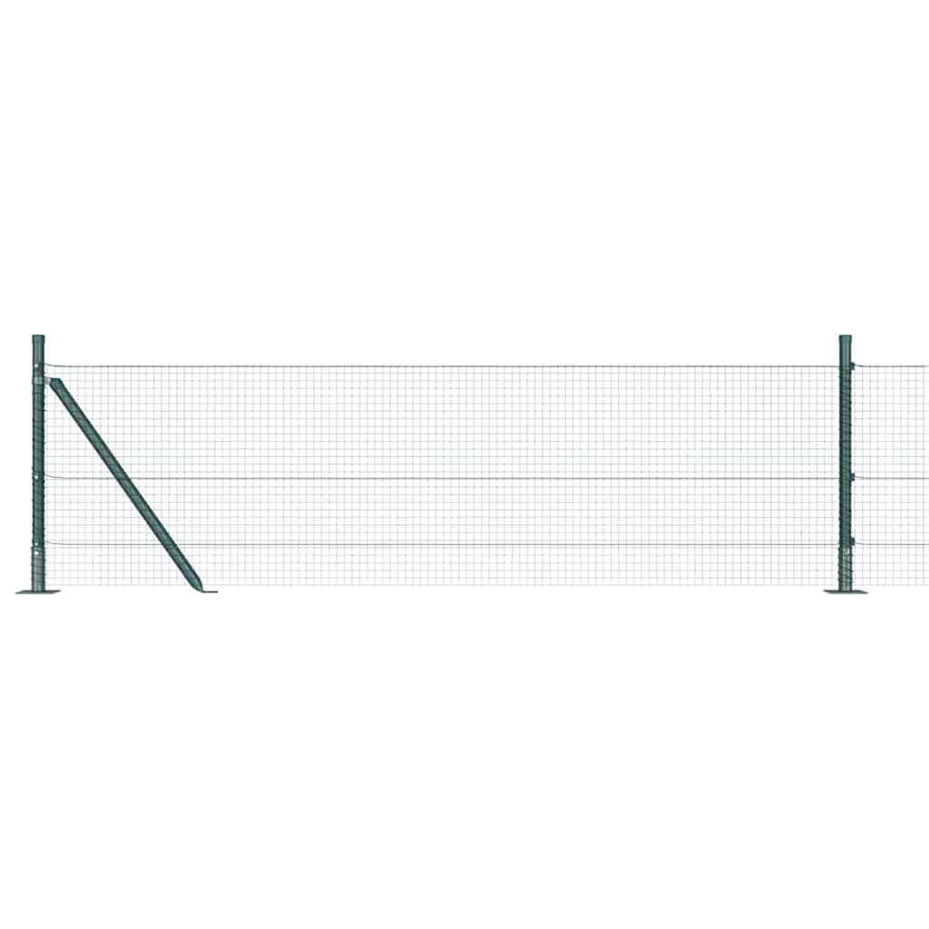 Geschweißter Drahtzaun mit Betonfundament 100 x 0,4 m (B x H)