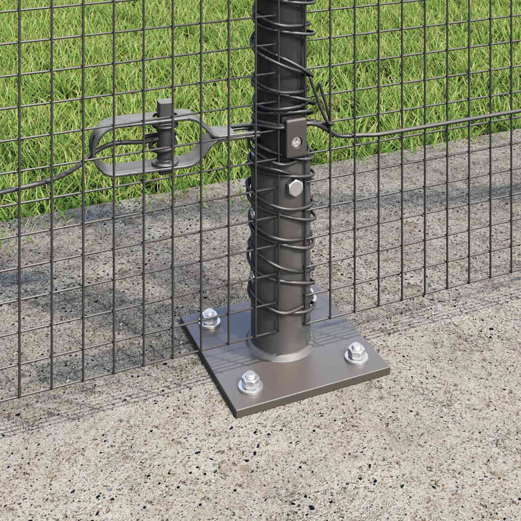 Geschweißter Drahtzaun mit Betonfundament 10 x 1,4 m (B x H)