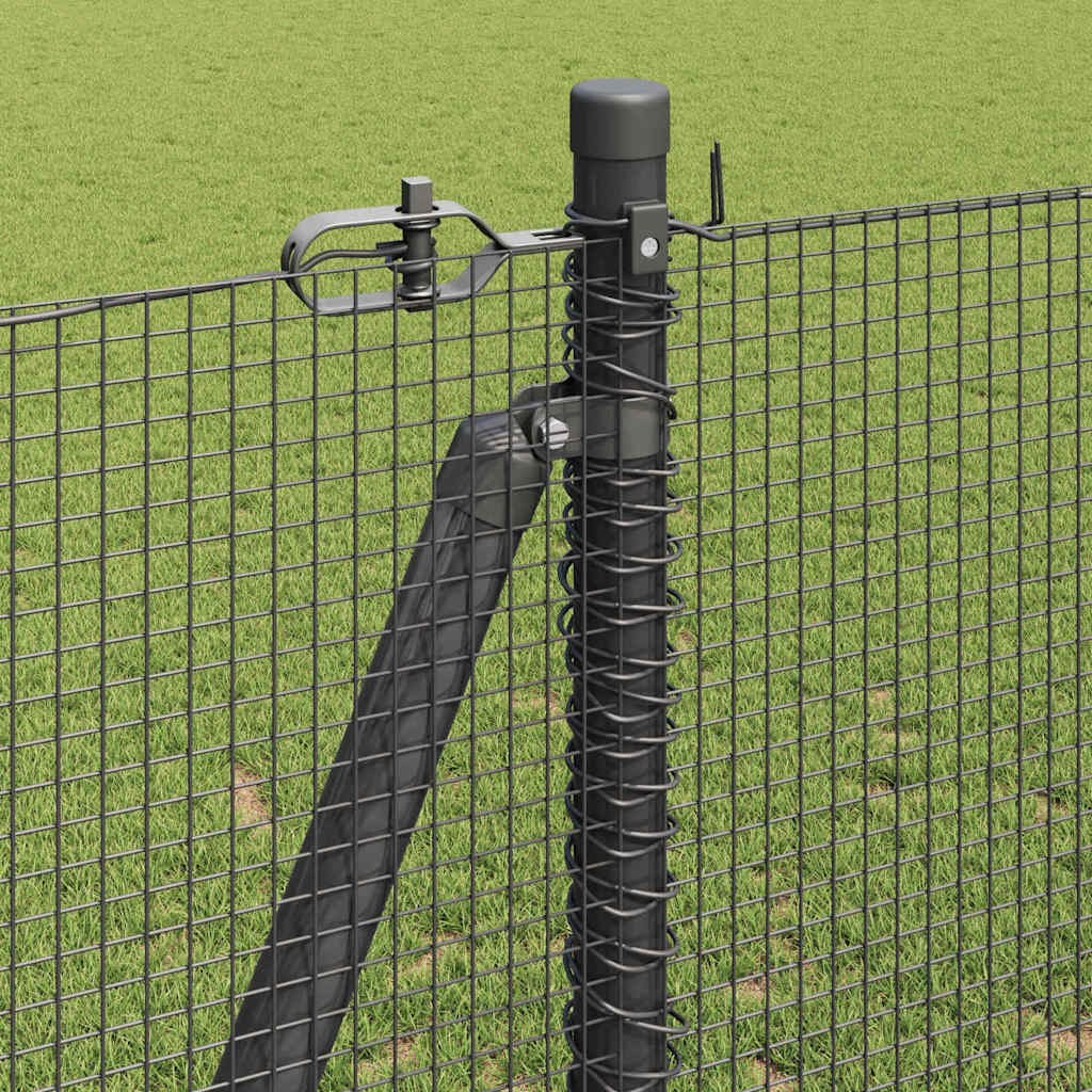 Geschweißter Drahtzaun mit Betonfundament 50 x 1,2 m (B x H)