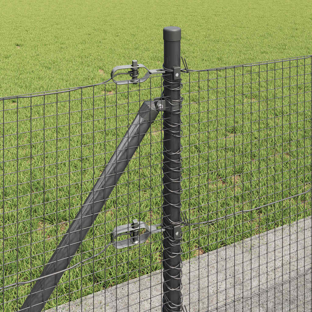 Geschweißter Drahtzaun mit Betonfundament 100 x 0,4 m (B x H)