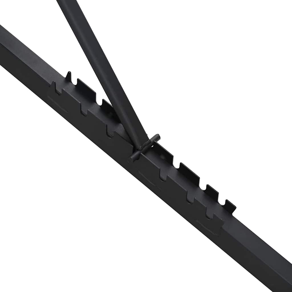 Hantelbank Schwarz 131 x 41 x 110 cm Pulverbeschichteter Stahl