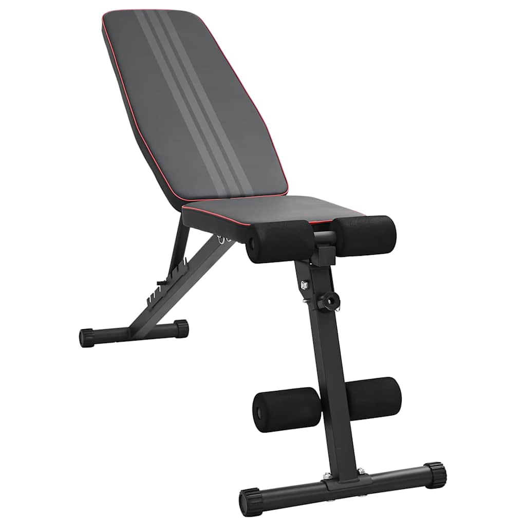 Hantelbank Schwarz 131 x 41 x 110 cm Pulverbeschichteter Stahl