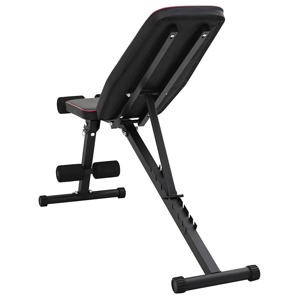 Hantelbank Schwarz 131 x 41 x 110 cm Pulverbeschichteter Stahl