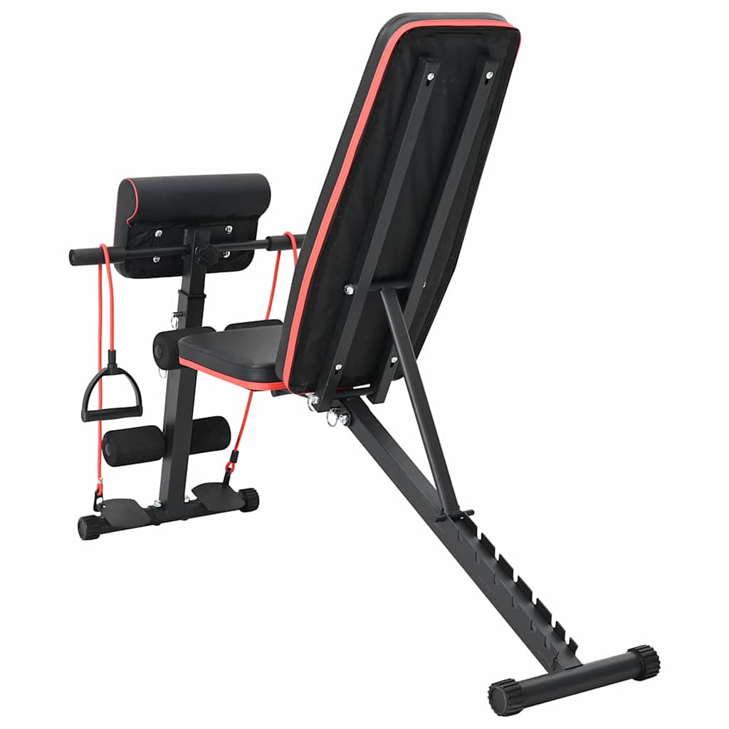 Hantelbank Schwarz 131 x 41 x 100 cm Pulverbeschichteter Stahl