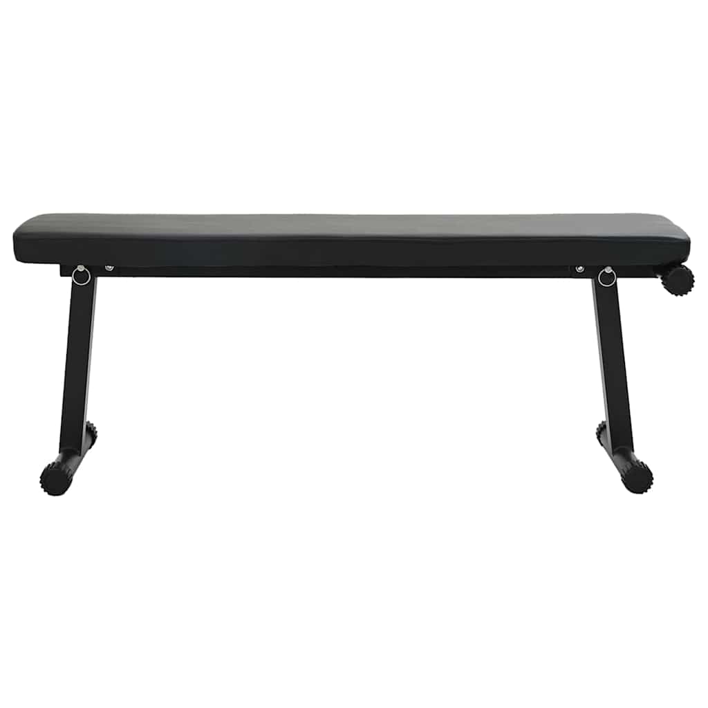 Gewichtsbank Schwarz 108 x 27 x 41 cm Pulverbeschichteter Stahl