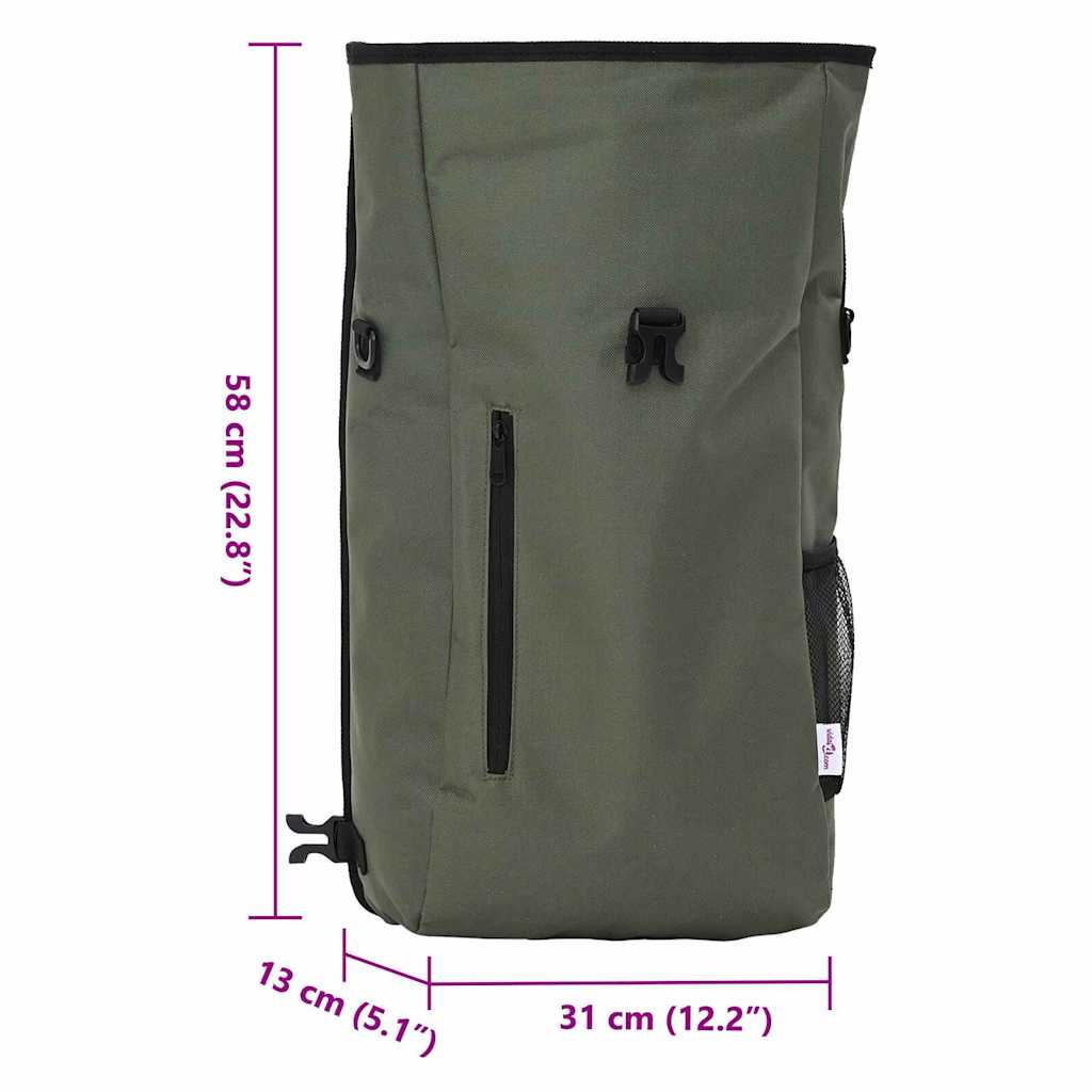 Fahrradtasche Oliv 31 x 13 x 58 cm Polyester