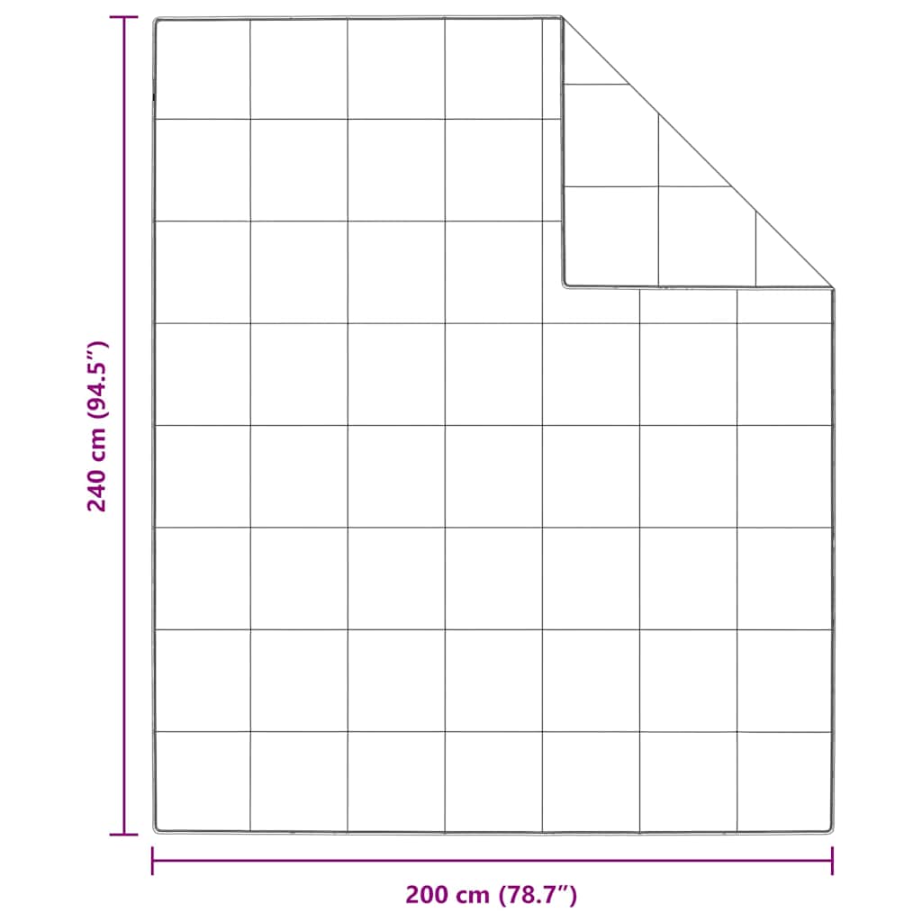 Bettdecke Weiß 240 x 200 cm Daunen