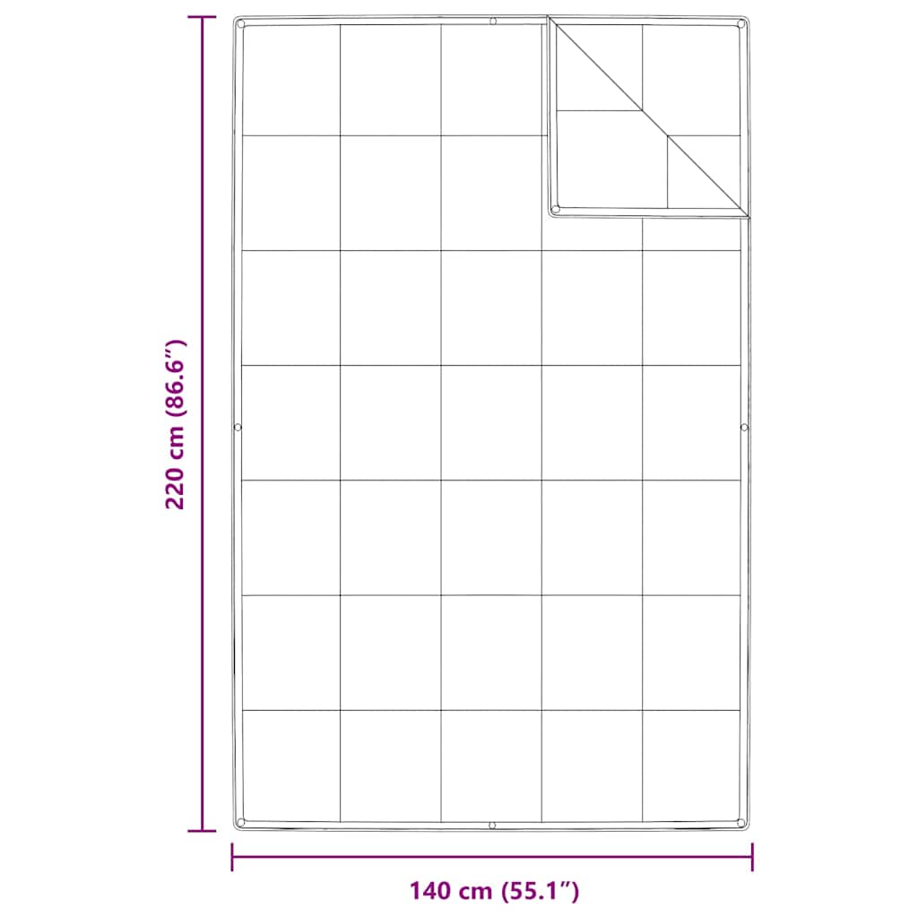 2-in-1 Bettdecke Weiß 140 x 220 cm Daunen