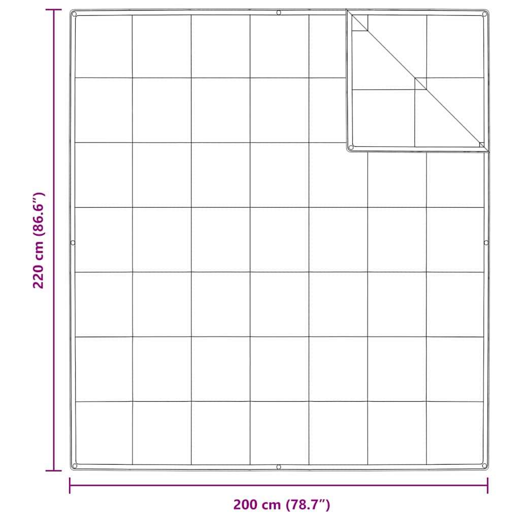 2-in-1 Bettdecke Weiß 200 x 220 cm Daunen