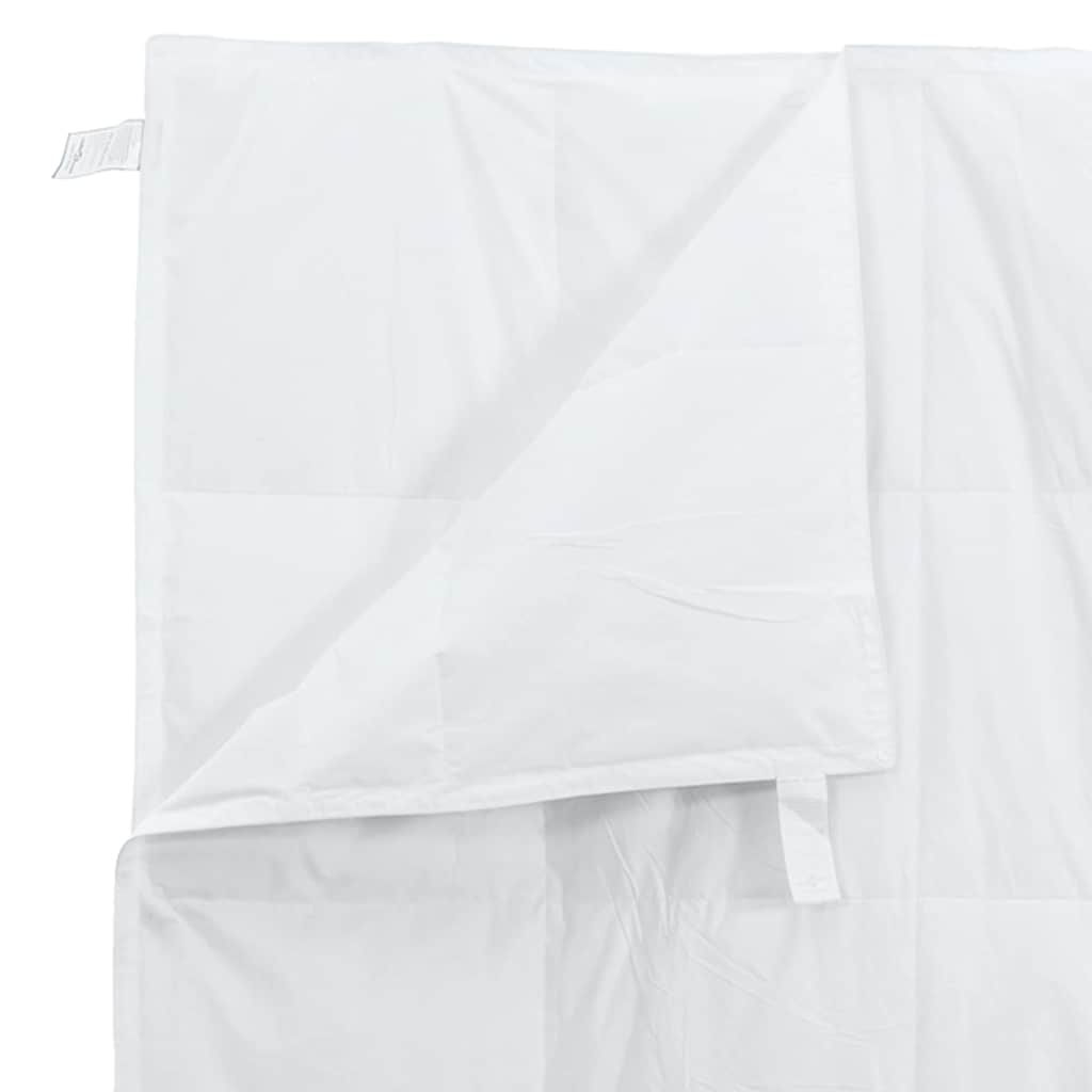 2-in-1 Bettdecke Weiß 260 x 220 cm Daunen
