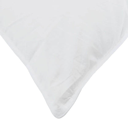 Kopfkissen 2 stk. 60 x 80 cm Baumwolle Weiß