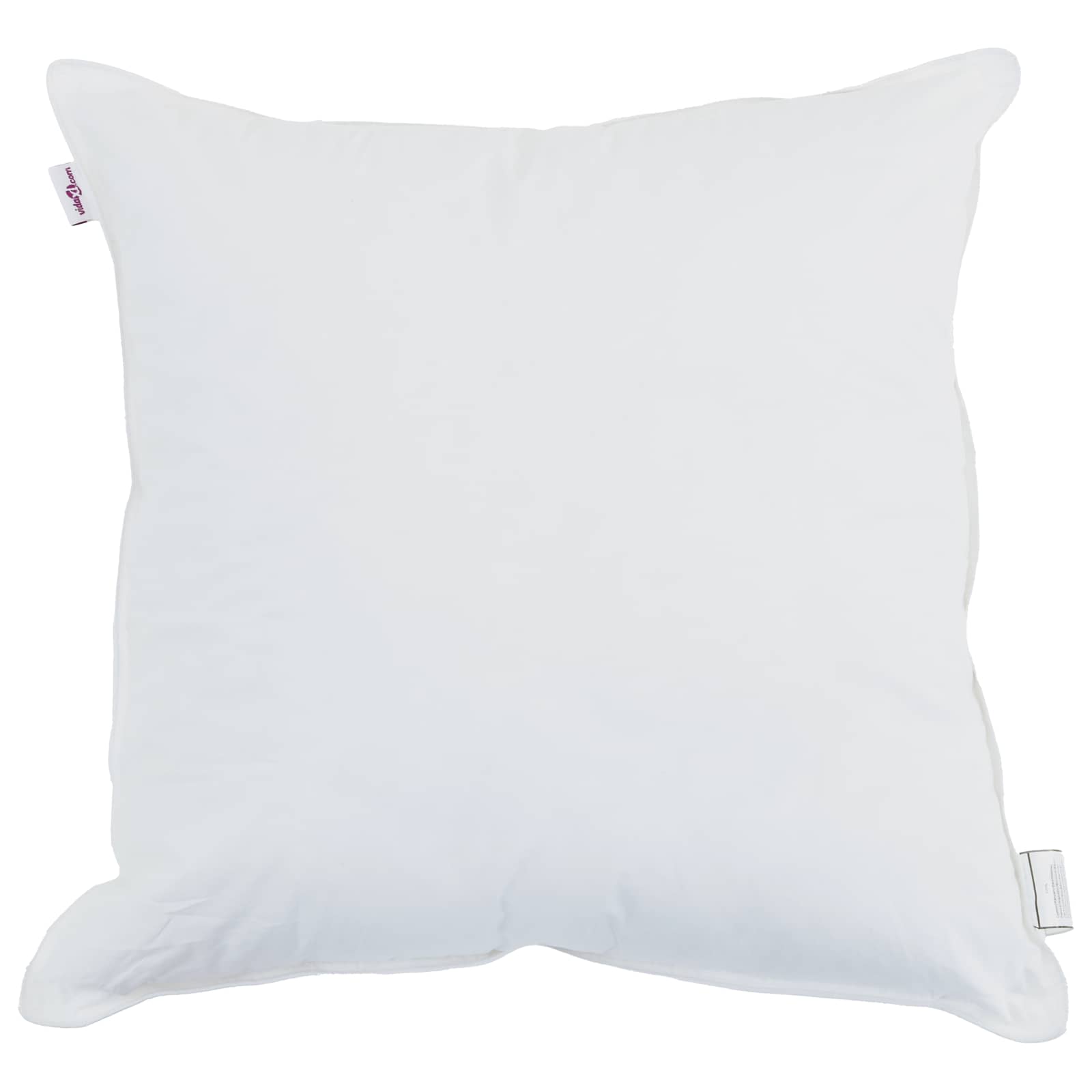 Kopfkissen 2 Stk. 80 x 80 cm Baumwolle Weiß